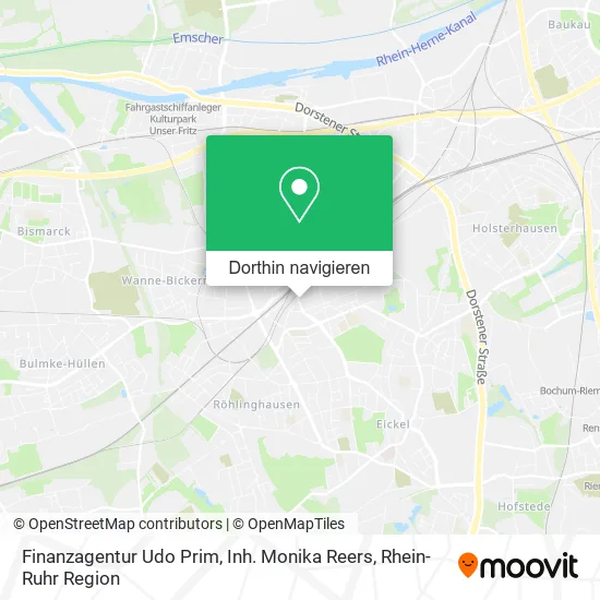 Finanzagentur Udo Prim, Inh. Monika Reers Karte