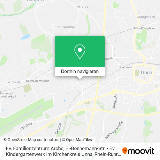 Ev. Familienzentrum Arche, E.-Bennemann-Str. - Ev. Kindergartenwerk im Kirchenkreis Unna Karte