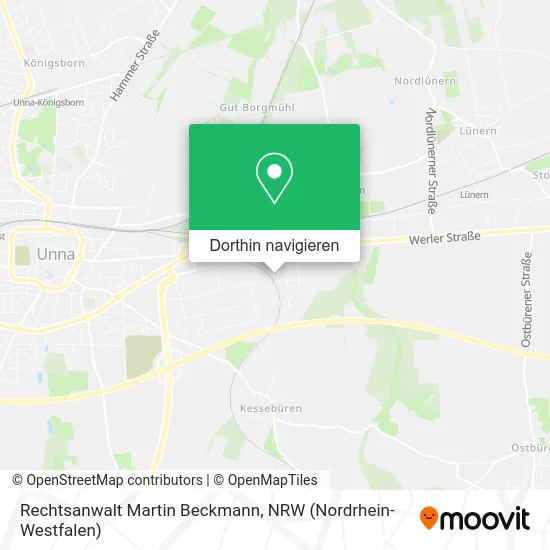 Rechtsanwalt Martin Beckmann Karte