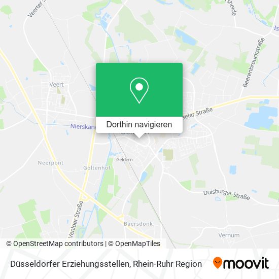 Düsseldorfer Erziehungsstellen Karte