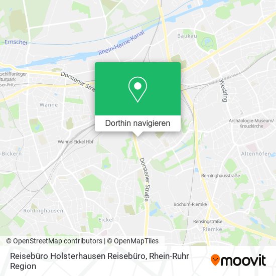 Reisebüro Holsterhausen Reisebüro Karte