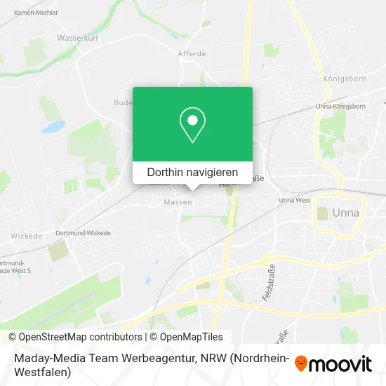 Maday-Media Team Werbeagentur Karte