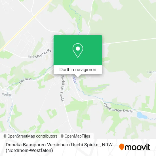Debeka Bausparen Versichern Uschi Spieker Karte