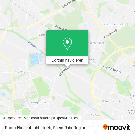 Römo Fliesenfachbetrieb Karte