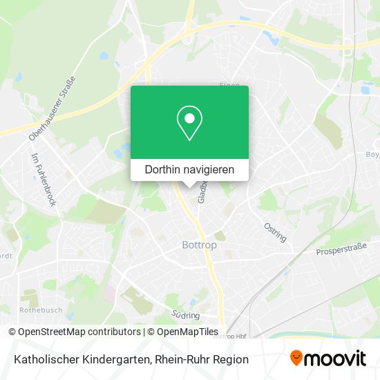 Katholischer Kindergarten Karte