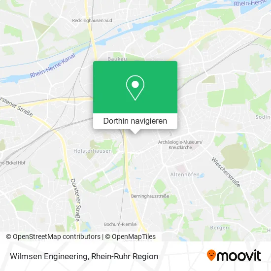 Wilmsen Engineering Karte