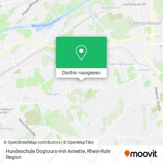 Hundeschule Dogtours-mit-Annette Karte