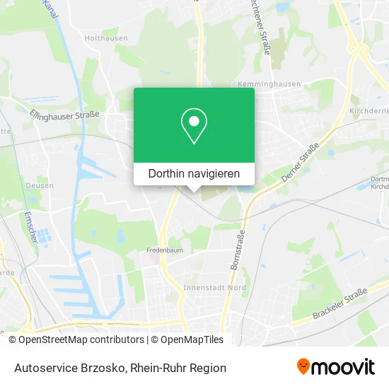 Autoservice Brzosko Karte