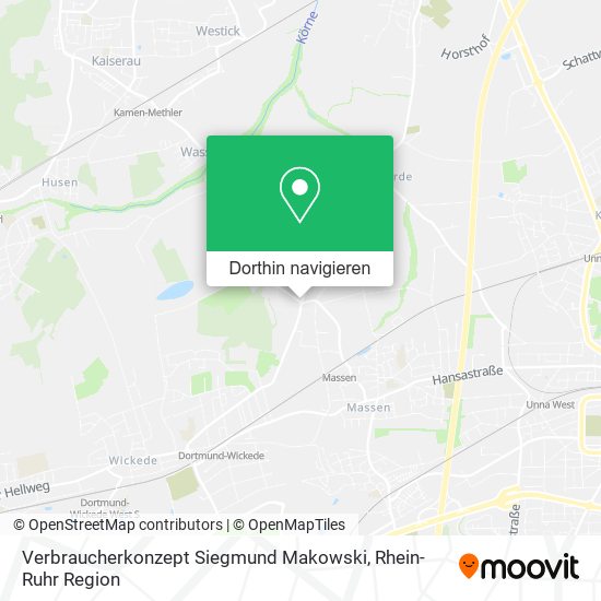 Verbraucherkonzept Siegmund Makowski Karte