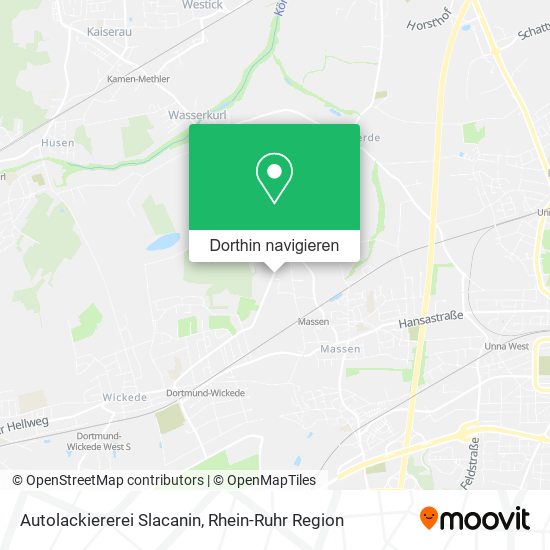Autolackiererei Slacanin Karte