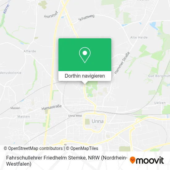 Fahrschullehrer Friedhelm Stemke Karte