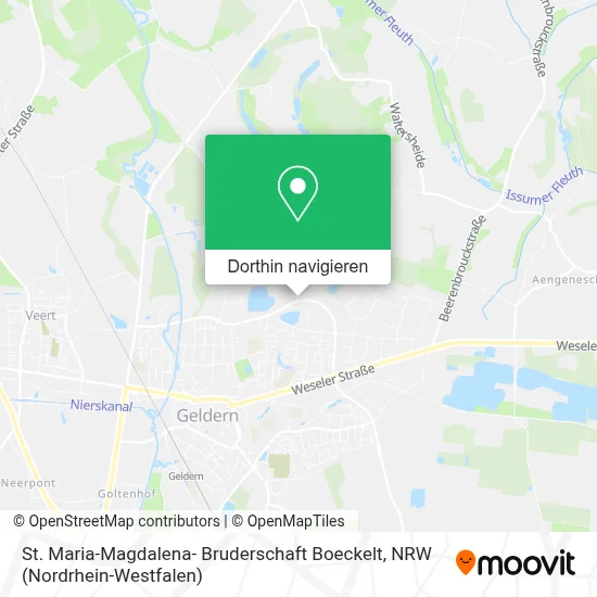 St. Maria-Magdalena- Bruderschaft Boeckelt Karte