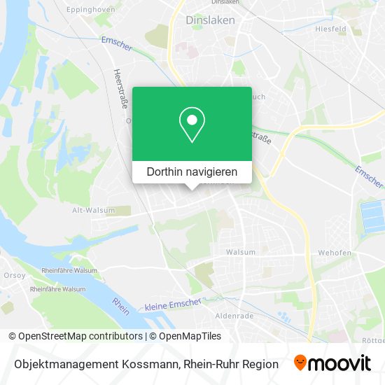 Objektmanagement Kossmann Karte