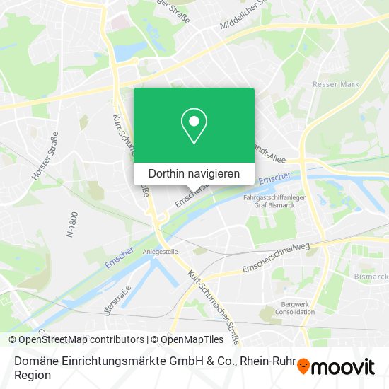 Domäne Einrichtungsmärkte GmbH & Co. Karte