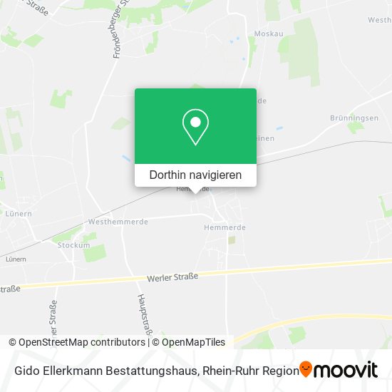 Gido Ellerkmann Bestattungshaus Karte