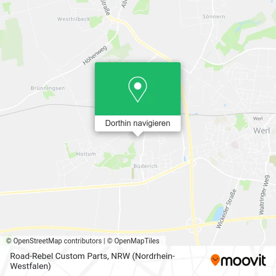 Road-Rebel Custom Parts Karte