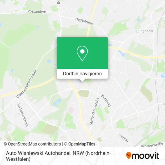 Auto Wisniewski Autohandel Karte