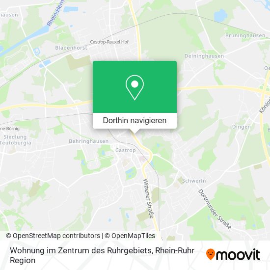 Wohnung im Zentrum des Ruhrgebiets Karte