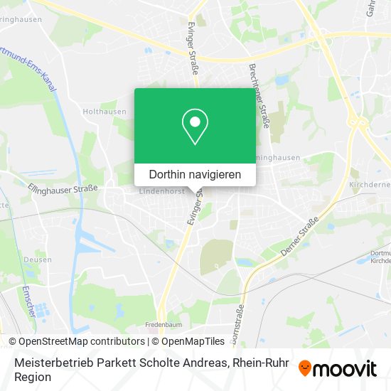 Meisterbetrieb Parkett Scholte Andreas Karte