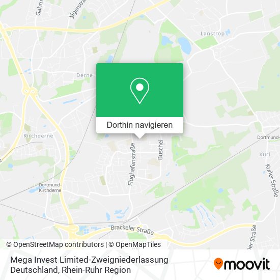 Mega Invest Limited-Zweigniederlassung Deutschland Karte