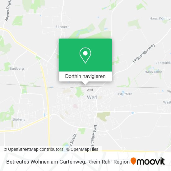 Betreutes Wohnen am Gartenweg Karte