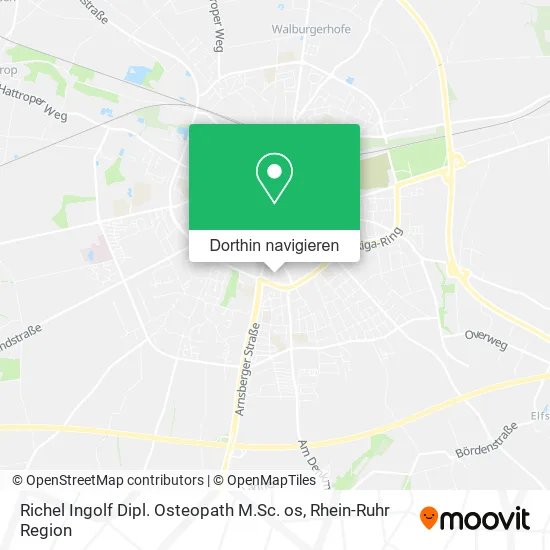 Richel Ingolf Dipl. Osteopath M.Sc. os Karte