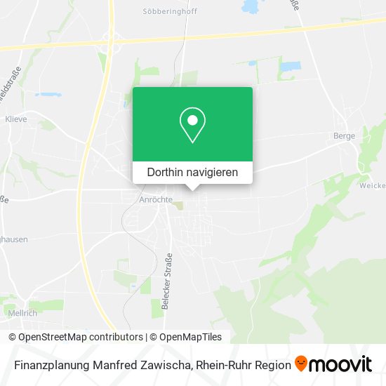 Finanzplanung Manfred Zawischa Karte