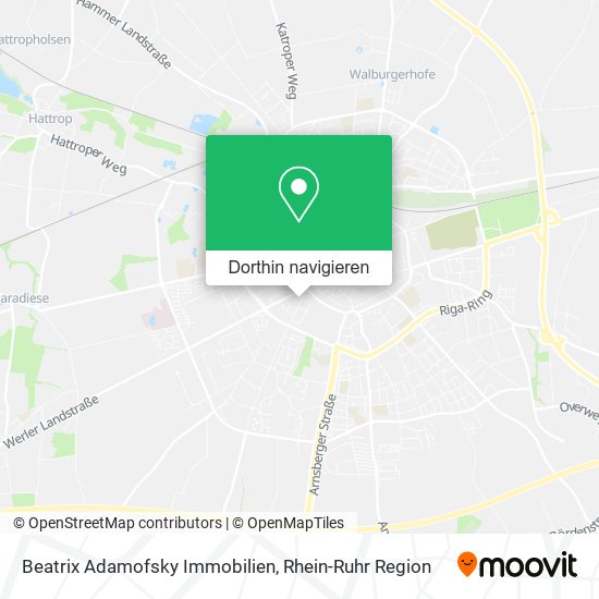Beatrix Adamofsky Immobilien Karte