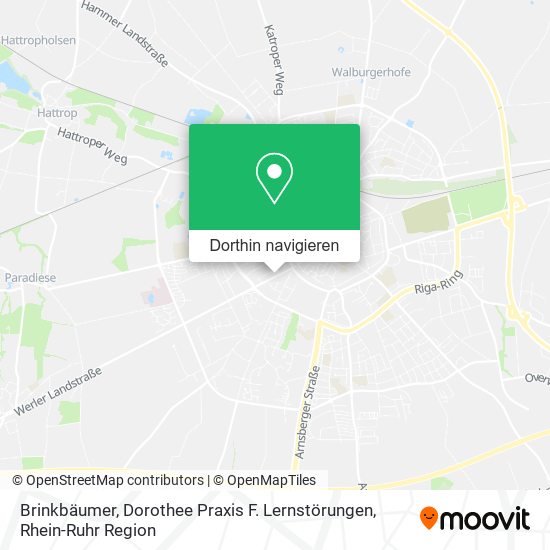 Brinkbäumer, Dorothee Praxis F. Lernstörungen Karte