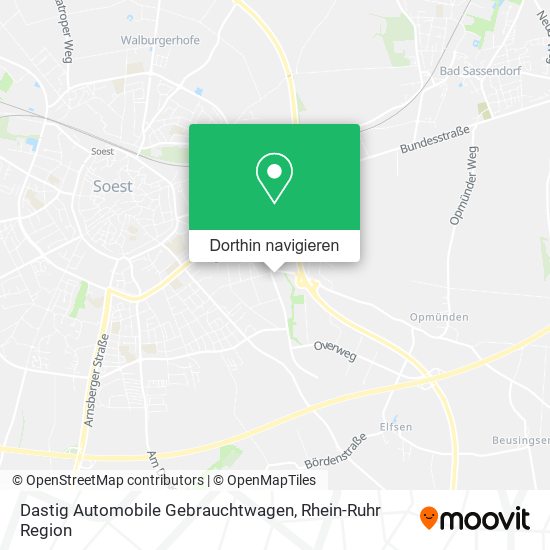Dastig Automobile Gebrauchtwagen Karte
