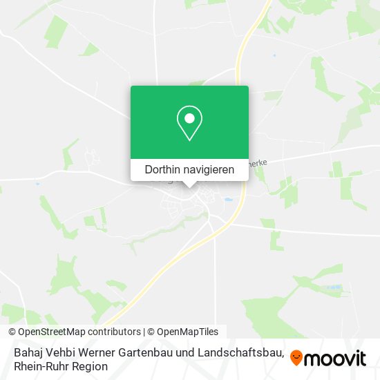 Bahaj Vehbi Werner Gartenbau und Landschaftsbau Karte