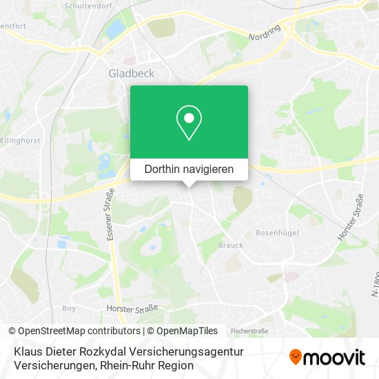 Klaus Dieter Rozkydal Versicherungsagentur Versicherungen Karte