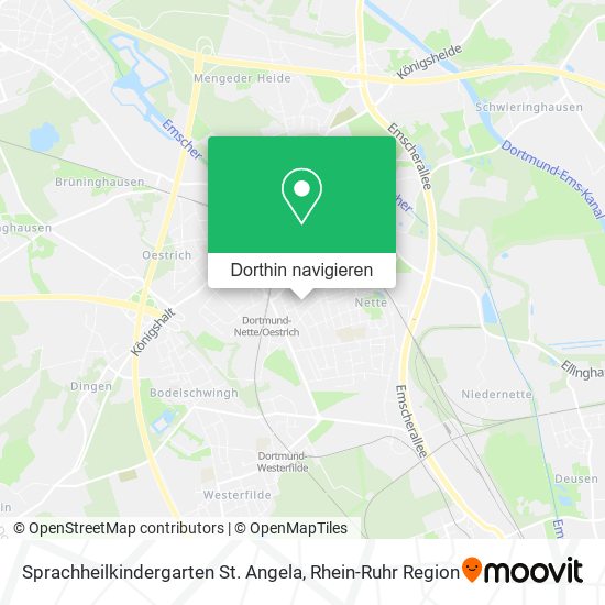 Sprachheilkindergarten St. Angela Karte