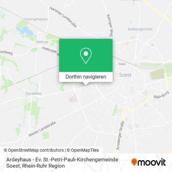 Ardeyhaus - Ev. St.-Petri-Pauli-Kirchengemeinde Soest Karte