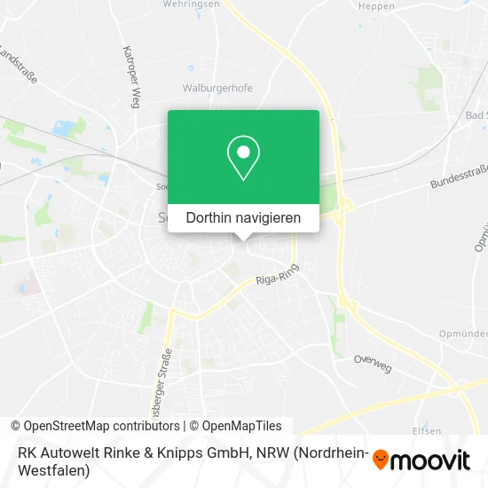 RK Autowelt Rinke & Knipps GmbH Karte