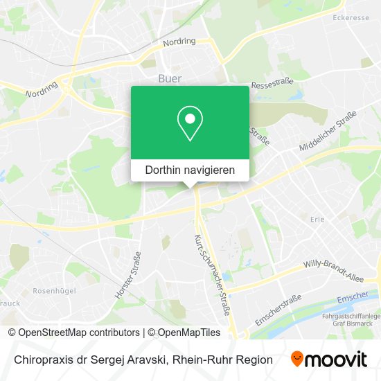 Chiropraxis dr Sergej Aravski Karte