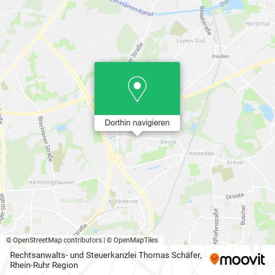 Rechtsanwalts- und Steuerkanzlei Thomas Schäfer Karte
