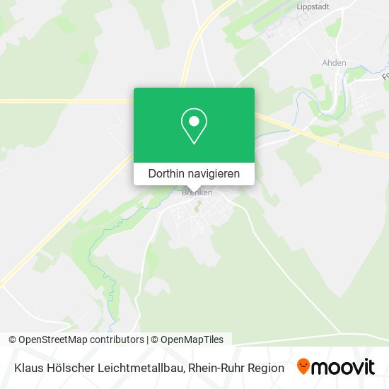 Klaus Hölscher Leichtmetallbau Karte