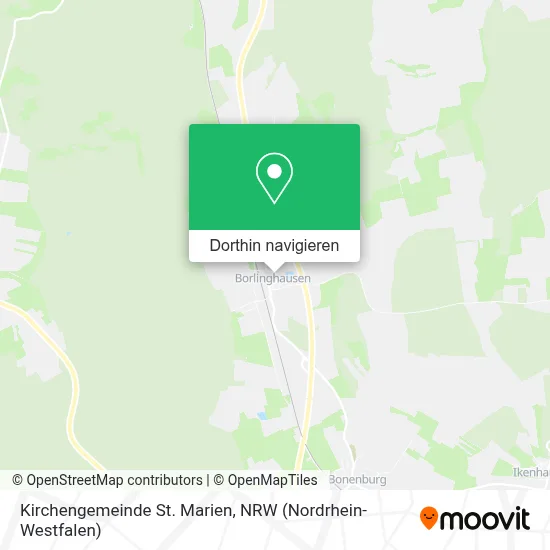 Kirchengemeinde St. Marien Karte