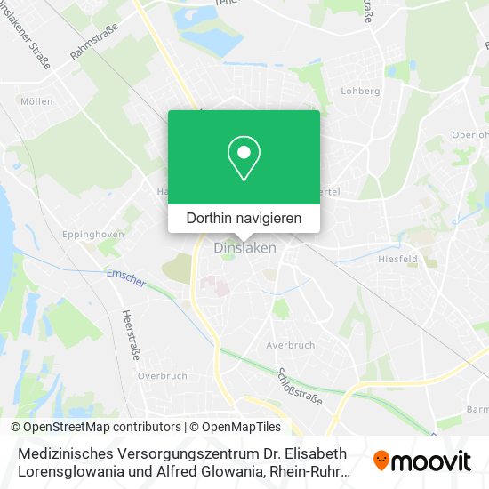 Medizinisches Versorgungszentrum Dr. Elisabeth Lorensglowania und Alfred Glowania Karte