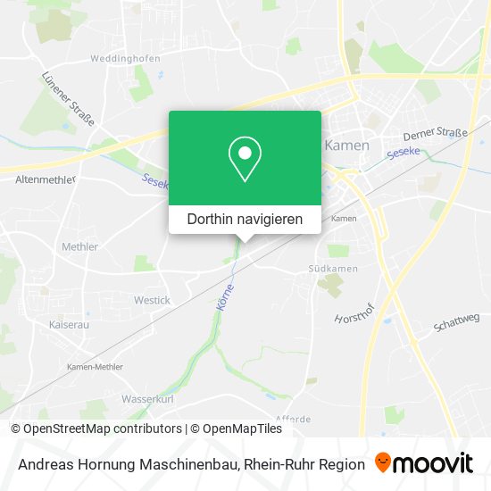 Andreas Hornung Maschinenbau Karte