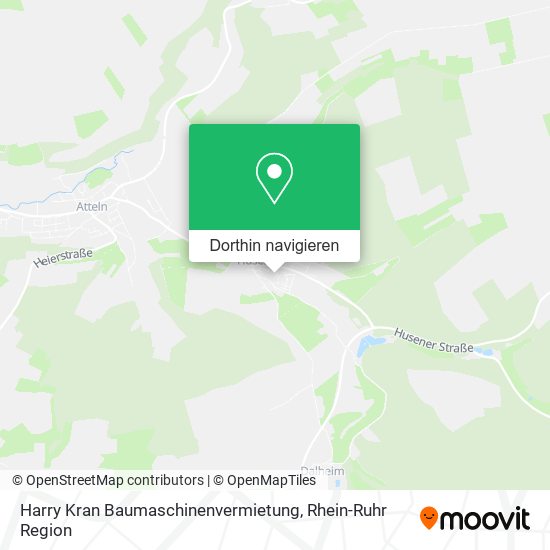 Harry Kran Baumaschinenvermietung Karte