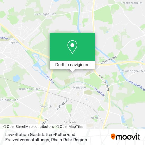 Live-Station Gaststätten-Kultur-und Freizeitveranstaltungs Karte