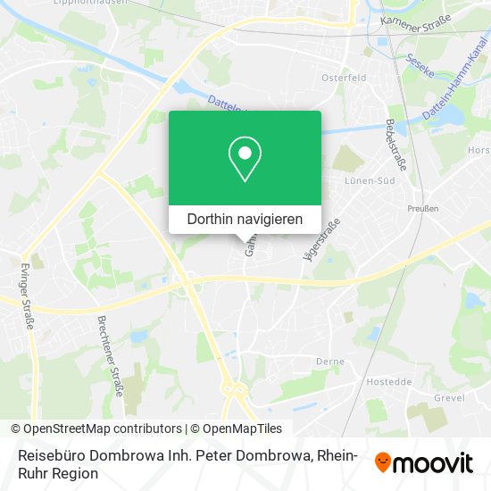 Reisebüro Dombrowa Inh. Peter Dombrowa Karte