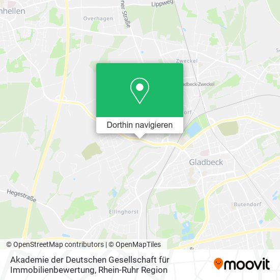 Akademie der Deutschen Gesellschaft für Immobilienbewertung Karte