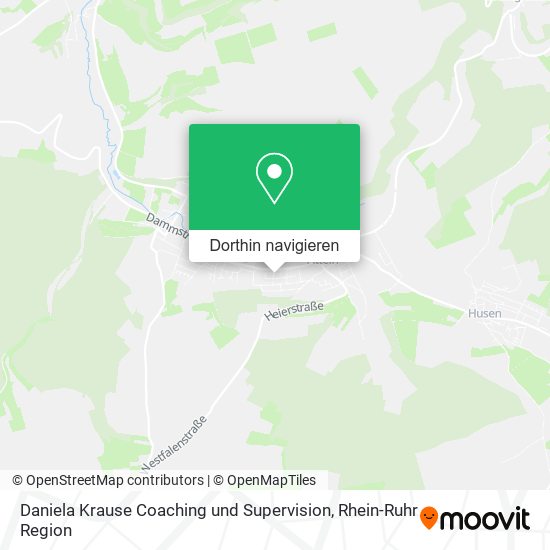 Daniela Krause Coaching und Supervision Karte