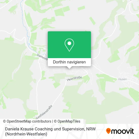 Daniela Krause Coaching und Supervision Karte