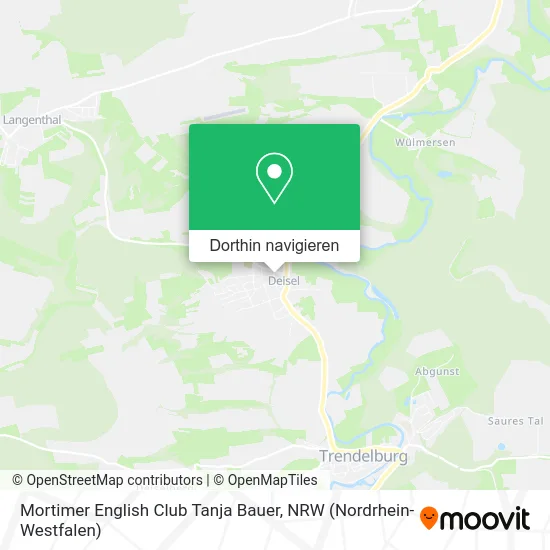 Mortimer English Club Tanja Bauer Karte