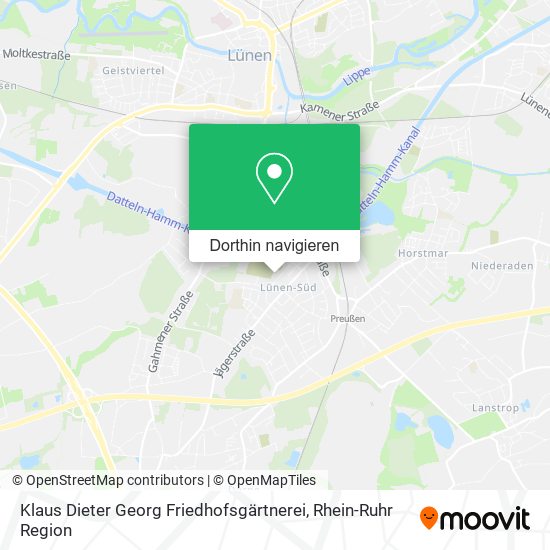 Klaus Dieter Georg Friedhofsgärtnerei Karte