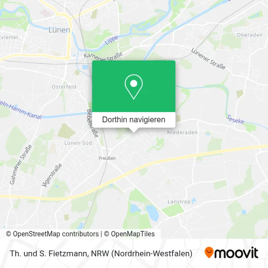 Th. und S. Fietzmann Karte